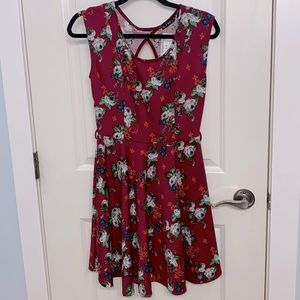 Brand new purple floral dress